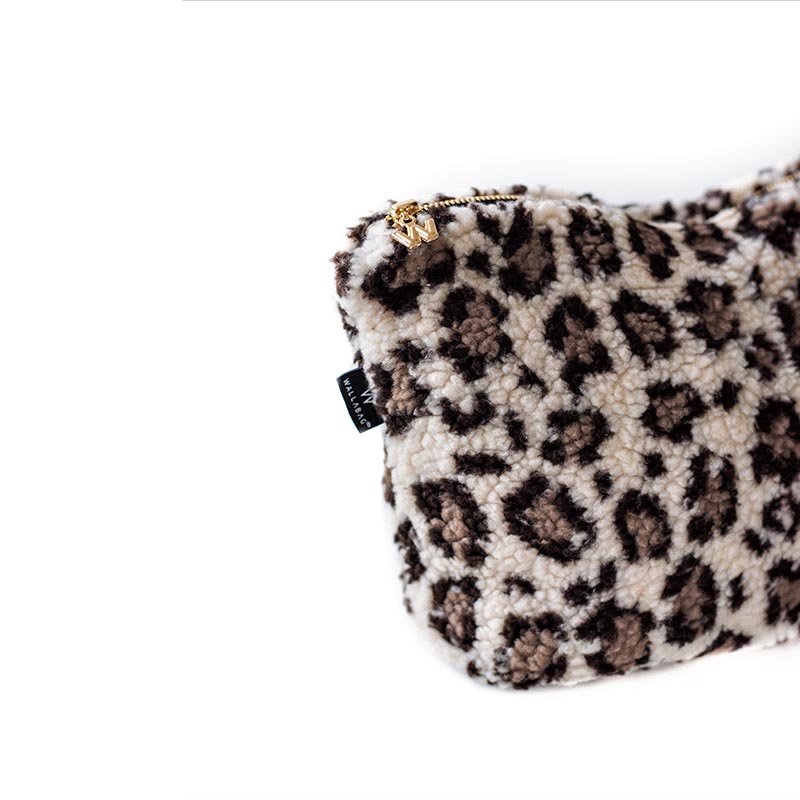Pouch Teddy Brown Leopard