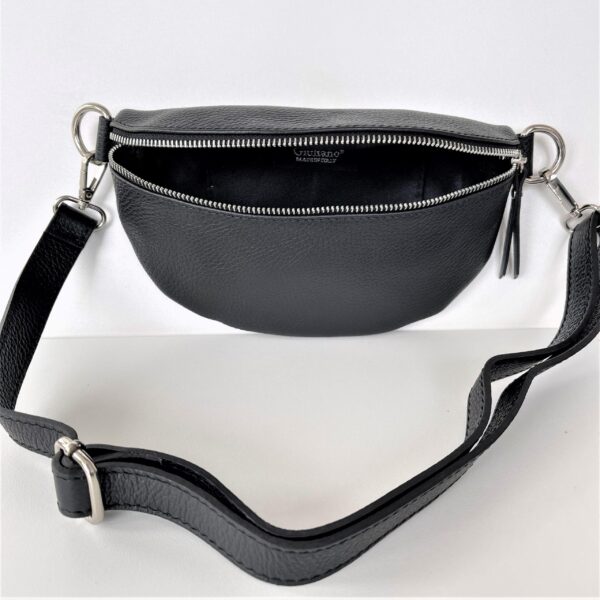 Bum Bag Black Silver