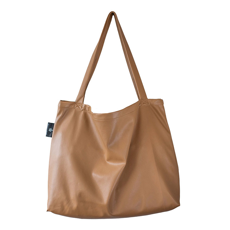 Faux Leather Cognac Wallabag