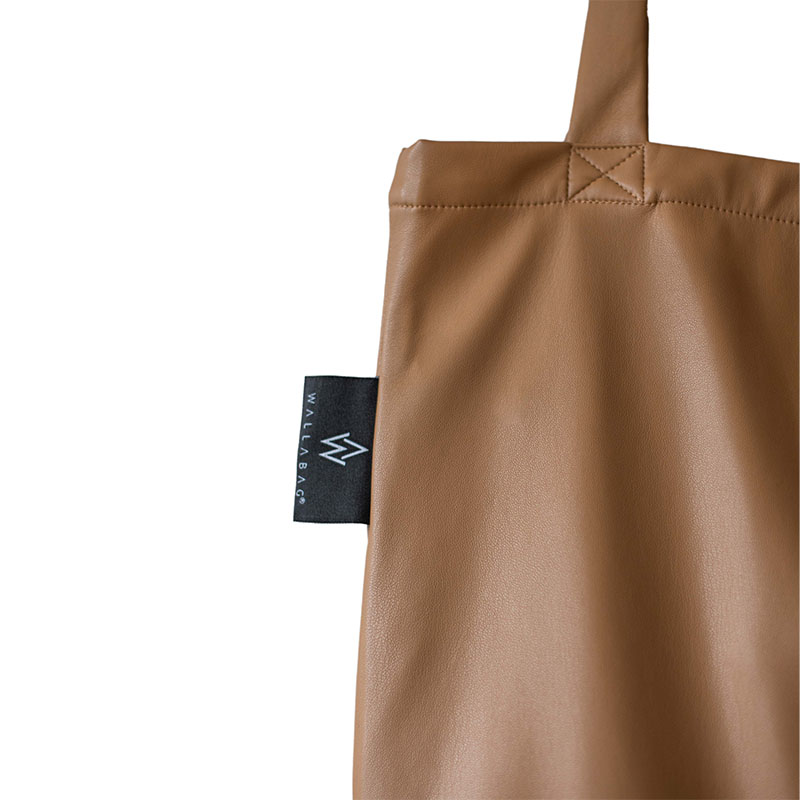 Faux Leather Cognac Wallabag