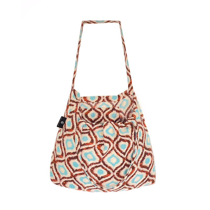 Retro Wooly Brown Blue