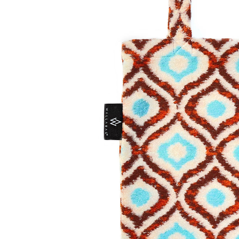 Retro Wooly Brown Blue