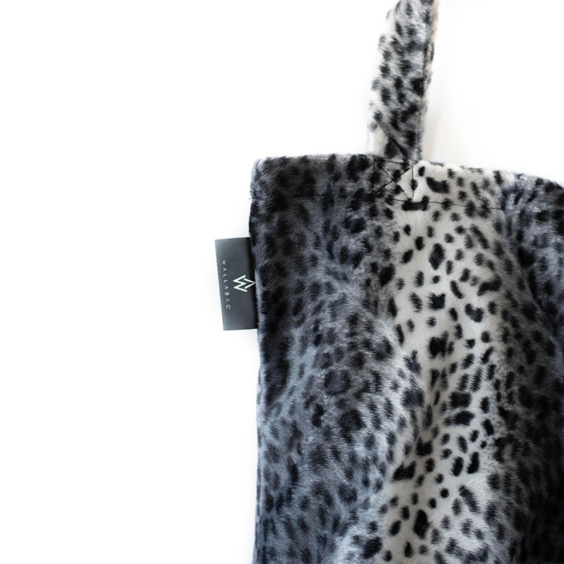 Grey Leopard Wallabag
