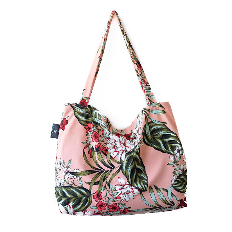 Peachy Flower Wallabag