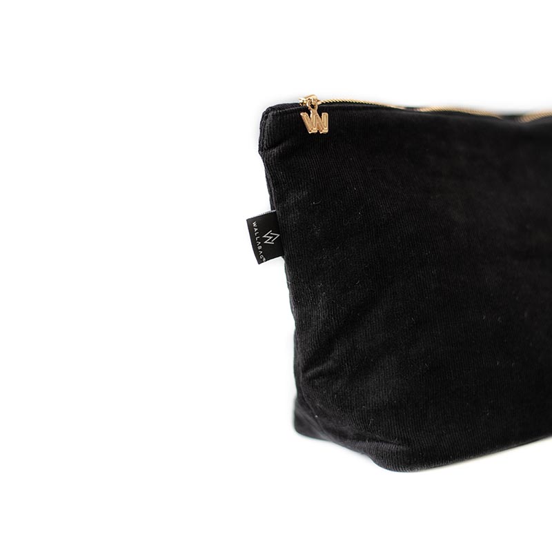 Pouch Black Rib