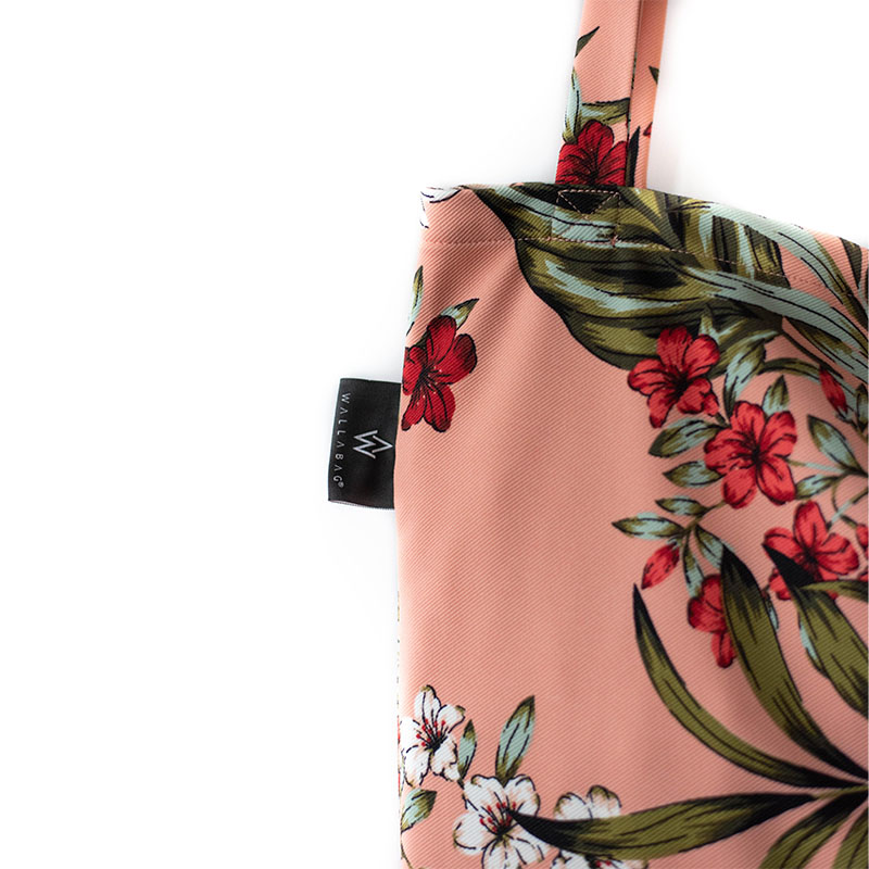 Peachy Flower Wallabag